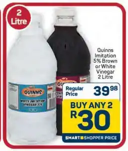 Pick n Pay Hypermarket Quinns Imitation 5% Brown or White Vinegar offer