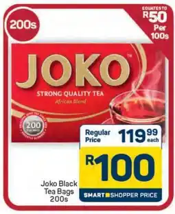 Pick n Pay Hypermarket Joko Black Tea Bags 200s offer