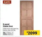 Builders Warehouse Kayo 8-Panel Stable Door 2.032m(h) X 813mm(w) 33730 offer