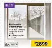 Builders Warehouse Kenzo Aluminium Sliding Door (Pre Glazed, Bronze)1.8m(h) X 2.1m(w) 2500 offer