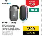 Builders Warehouse Securityvue USB Door Chime 850037932 850037895 offer