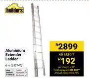 Builders Warehouse Builders Aluminium Extender Ladder 6m 652140 offer