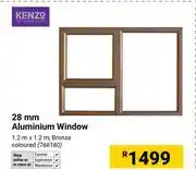 Builders Warehouse Kenzo 28mm Aluminium Window (Bronze) Coloured 1.2m X 1.2m 766160 offer