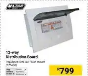 Builders Warehouse Major Tech 12-Way Distribution Board 575638 offer
