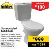 Builders Warehouse Builders Close -Coupled Toilet Suite 715000 offer