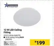 Builders Warehouse Bright Star Lighting 12W LED Ceiling Fitting (White) CF012 646270 offer