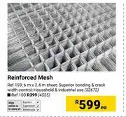 Builders Warehouse Reinforced Mesh Ref 193-6m x 2.4m 32672-Each offer