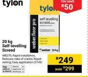Builders Warehouse Tylon Self -Levelling Screed 3149-20kg offer