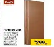 Builders Warehouse Kayo Hardboard Door 813mm X 2.032m 33613-Each offer