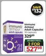 Dis-Chem Immuno Armour Adult Capsules 30 Capsules-For 2 offer