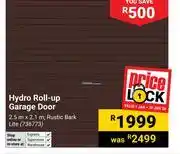 Builders Warehouse Hydro Roll-Up Garage Door 2.5m x 2.1m 736773 offer