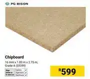 Builders Warehouse PG Bison Chipboard (Grade A) 16mm X 1.83m X 2.75m 33399 offer