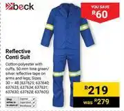 Builders Warehouse Beck Reflective Conti Suit offer
