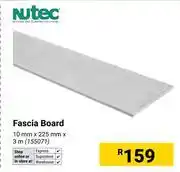 Builders Warehouse Nutec Fascia Board 10mm x 225mm x 3m 155071 offer