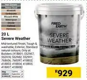 Builders Warehouse Fired Earth 20Ltr Severe Weather offer