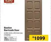 Builders Warehouse Kayo Bastion Barricade Door 2.032m(h) X 813mm(w) 755696 offer