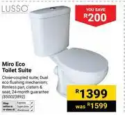 Builders Warehouse Lusso Miro Eco Toilet Suite 850023892 offer