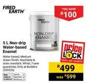 Builders Warehouse Fired Earth 5L Non Drip Water Based Enamel 539324 offer