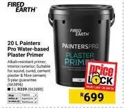Builders Warehouse Fired Earth 20Ltr Painters Pro Water Based Plaster Primer 663896 offer