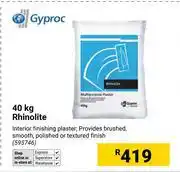 Builders Warehouse Gyproc Rhinolite 595746-40kg offer