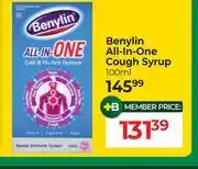 Dis-Chem Benylin All In One Cough Syrup-100ml offer