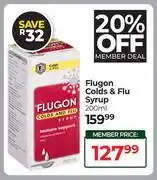 Dis-Chem Flugon Colds & Flu Syrup-200ml offer