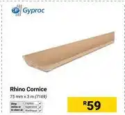 Builders Warehouse Gyproc Rhino Cornice 75mm x 3m 7169 offer