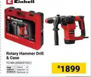 Builders Warehouse Einhell Rotary Hammer Drill & Case TC-RH 850037351 offer