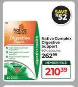 Dis-Chem Nativa Complex Digestive Support 60 Capsules offer