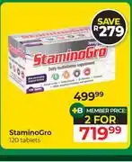 Dis-Chem StaminoGro 120 Tablets-For 2 offer