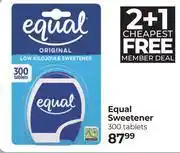 Dis-Chem Equal Sweetener 300 Tablets offer