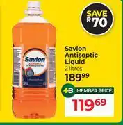 Dis-Chem Savlon Antiseptic Liquid-2L offer