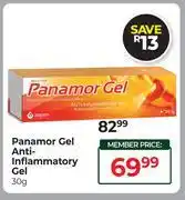 Dis-Chem Panamor Gel Anti Inflammatory Gel-30g offer
