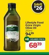 Dis-Chem Lifestyle Food Extra Virgin Olive Oil-250ml offer