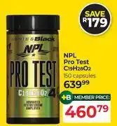 Dis-Chem NPL Pro Test C19H28O2 150 Capsules offer