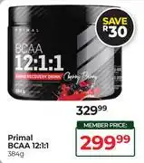 Dis-Chem Primal BCAA 12:1:1-384g offer