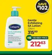 Dis-Chem Cetaphil Gentle Exfoliating SA Lotion-236ml offer