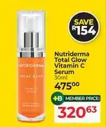 Dis-Chem Nutriderma Total Grow Vitamin-C Serum-30ml offer