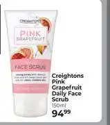 Dis-Chem Creightons Pink Grapefruit Daily Face Scrub-150ml offer