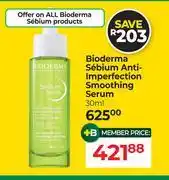 Dis-Chem Bioderma Sebium Anti Imperfection Smoothing Serum-30ml offer