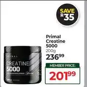 Dis-Chem Primal Creatine 5000-200g offer
