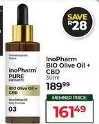 Dis-Chem InoPharm Bio Olive Oil + CBD-30ml offer