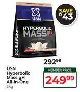 Dis-Chem USN Hyperbolic Mass gH All In One-2Kg offer