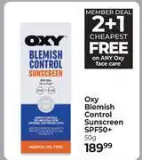 Dis-Chem Oxy Blemish Control Sunscreen SPF50+-50g offer