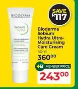 Dis-Chem Bioderma Sebium Hydra Ultra Moisturising Care Cream-40ml offer
