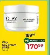 Dis-Chem Olay Day Cream SPF15-50ml offer