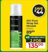 Dis-Chem Afri Pure Wrap Set Mousse-For 2 x 200ml offer