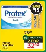 Dis-Chem Protex Soap Bar-For 2 x 200g offer