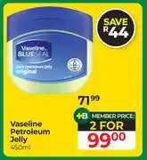 Dis-Chem Vaseline Petroleum Jelly-For 2 x 450ml offer