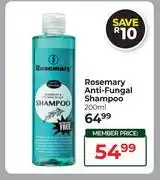 Dis-Chem Rosemary Anti Fungal Shampoo-200ml offer